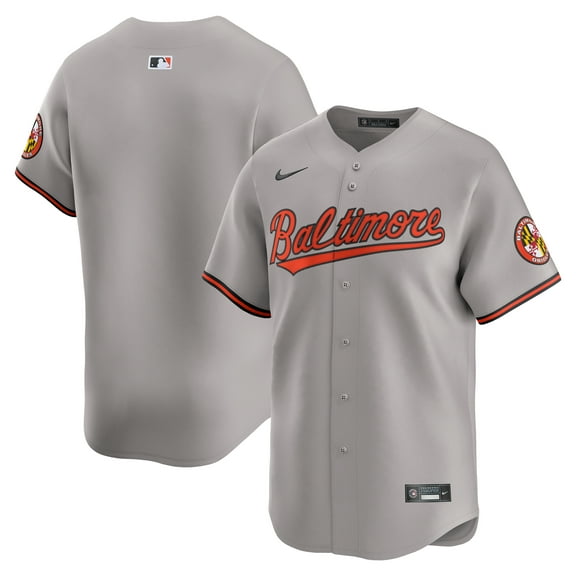 Men's Nike Gray Baltimore Orioles Road Limited Jersey