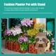 thumbnail image 3 of Macetas perro macetas de plantas lindo Animal en forma de flor de dibujos animados maceta de madera para jardín interior al aire libre decoración de escritorio,Irfora Irfora Macetas suculentas, 3 of 7