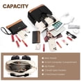 thumbnail image 4 of Monedero tipo mochila LOVEVOOK Convertible Mini negro y crema, juego de 2 piezas, 4 of 6