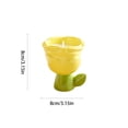 thumbnail image 3 of Soy Scented Candle in Ceramic Jar | Rose Flower Shape for Home Decor & Aromatherapy Gift, 3 of 6