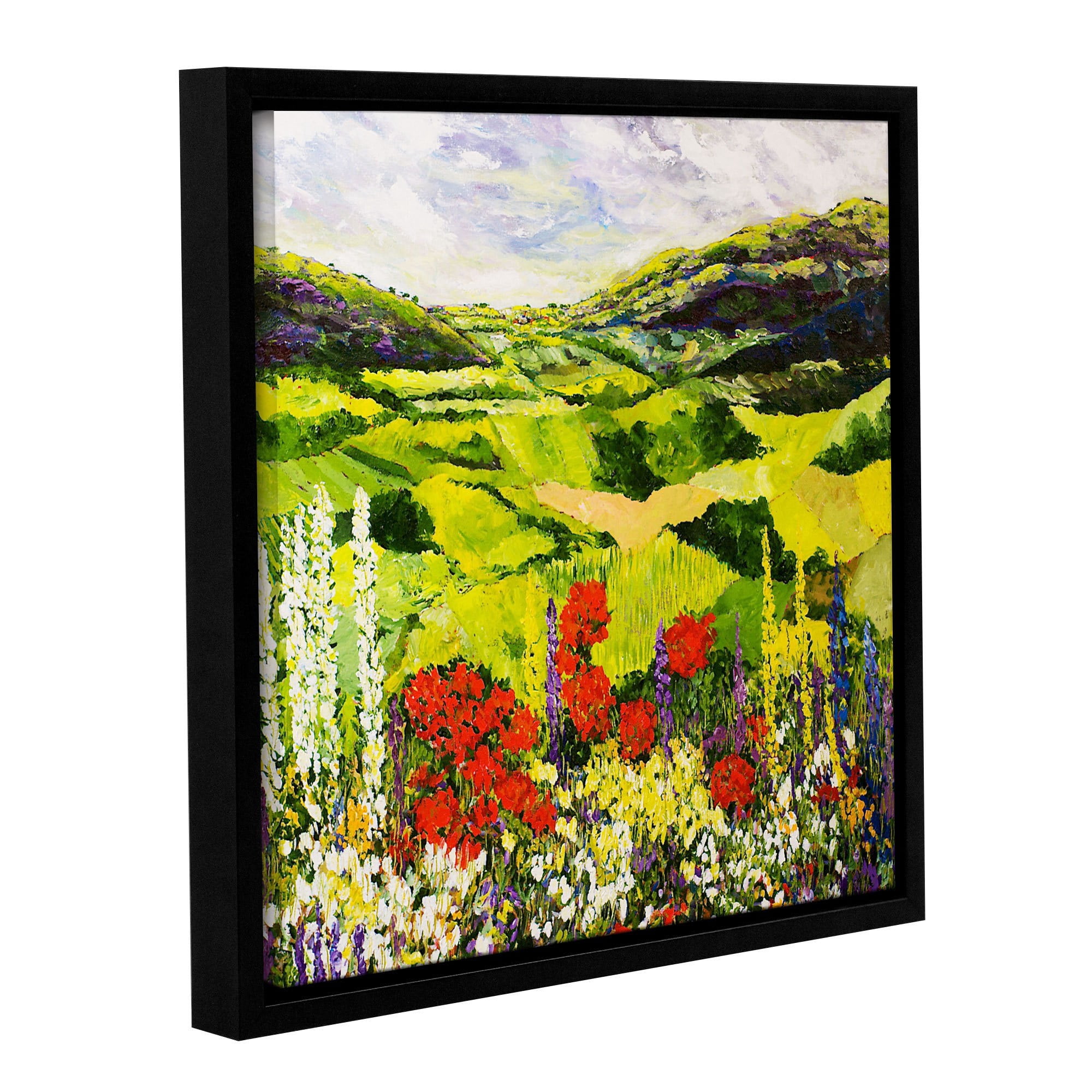 ArtWall Allan Friedlander "Meadow Lark" Gallery-wrapped Floater-framed Canvas