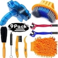 thumbnail image 1 of Focopot Bike Cleaning Kit (9Pcs) Including Chain Cleaner For Cycling Bicycle Clean Brush Tools For Mountain/Mt/Road/Bmx Bike, 1 of 4