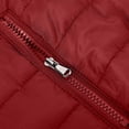 thumbnail image 3 of Men's Puffer Jacket Lightweight Warm Winter Coat with Detachable Hood Zip Up Waterproof Windproof Parka Outwear, 3 of 5