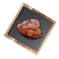 thumbnail image 3 of Tabla Para Servir Carne, Bandeja Para Servir De Madera Multiusos, Plato Para Servir Cuadrado Fácil De Limpiar Con Piedra De Pizarra Para El Hogar, Cocina, Restaurante Methold HA016430-00, 3 of 6