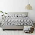 thumbnail image 4 of Linen Market 4 Piece Sheet Set Patterned, Full, Make A Wish Gray, 4 of 5