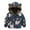 Navy, variant on Edvintorg 12M-5Y Toddler Baby Winter Jacket Boys Girls Cute Flower Print Plush Thick Casual Keep Warm Hooded Coat Jackets Children's Outerwear