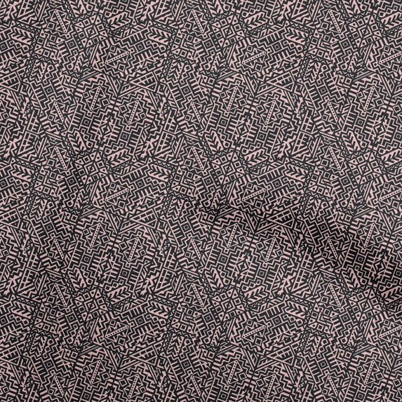 oneOone Viscose Jersey Royal Blue6 Fabric Abstract Quilting Supplies Print Sewing Fabric By The Yard 60 Inch Wide