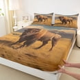 thumbnail image 3 of Castle Fairy Teens Rustic Highland Cattle 4pcs Bed Sheets,Vintage Aesthetic King Sheets,Farmhouse Animal Super Cozy Sheet Set,Luxury Bedroom Decor, 3 of 7