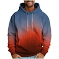 thumbnail image 2 of Kalauyu Men's Pullover Hoodie Loose Fit Soft Hooded Sweatshirt with Pockets, 2 of 5