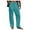 Turquoise, variant on Men's Fashion Solid Color Slim Loose Casual Pants, Waist with Pockets Trousers for Streetwear and Daily Outings,Army Green,L