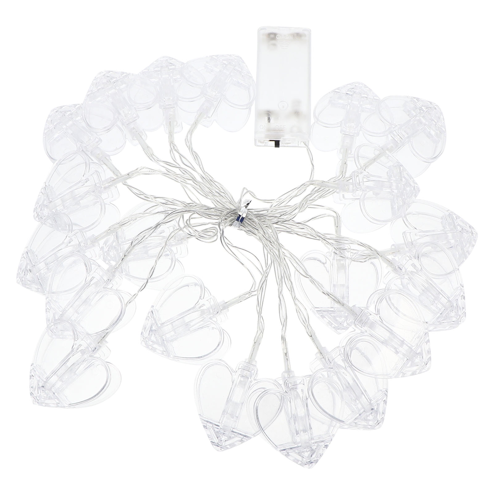 unbranded Photo String Lights Heart String Lights LED Lighting for Event Organizers 1 Set