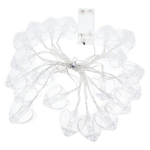 unbranded Photo String Lights Heart String Lights LED Lighting for Event Organizers 1 Set