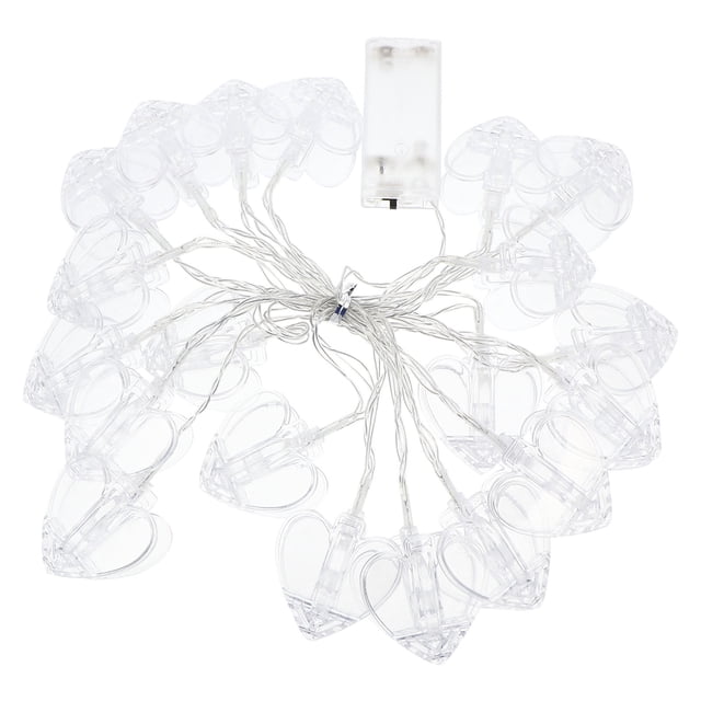 unbranded Photo String Lights Heart String Lights LED Lighting for Event Organizers 1 Set