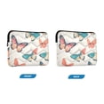 thumbnail image 7 of FORMRS 13-13.3 inch Laptop Sleeve Case Soft Carrying Quilted Computer Bag Cover, Colorful Butterflies, 7 of 7