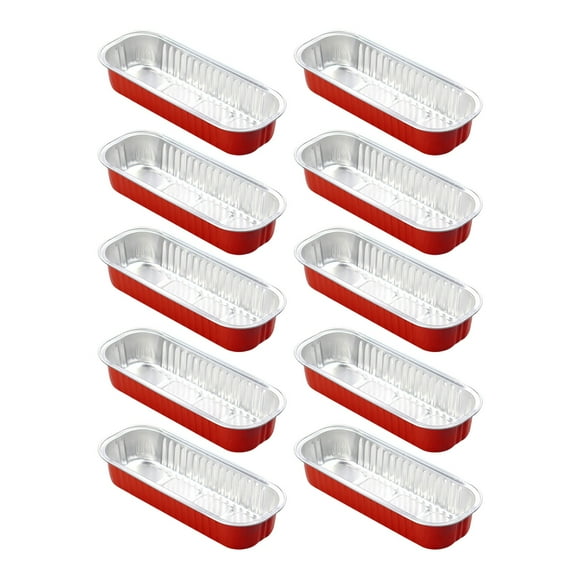 Cooking Utensils Set,Disposable Aluminum Foil Tin Box Square Aluminum Foil Box Baking Color Tin Paper Box