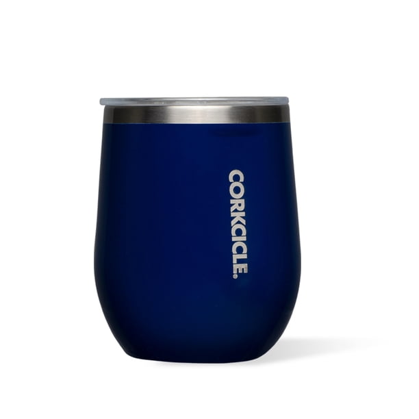 Vaso de vino sin tallo Thermos Corkcicle, 355 ml, azul marino