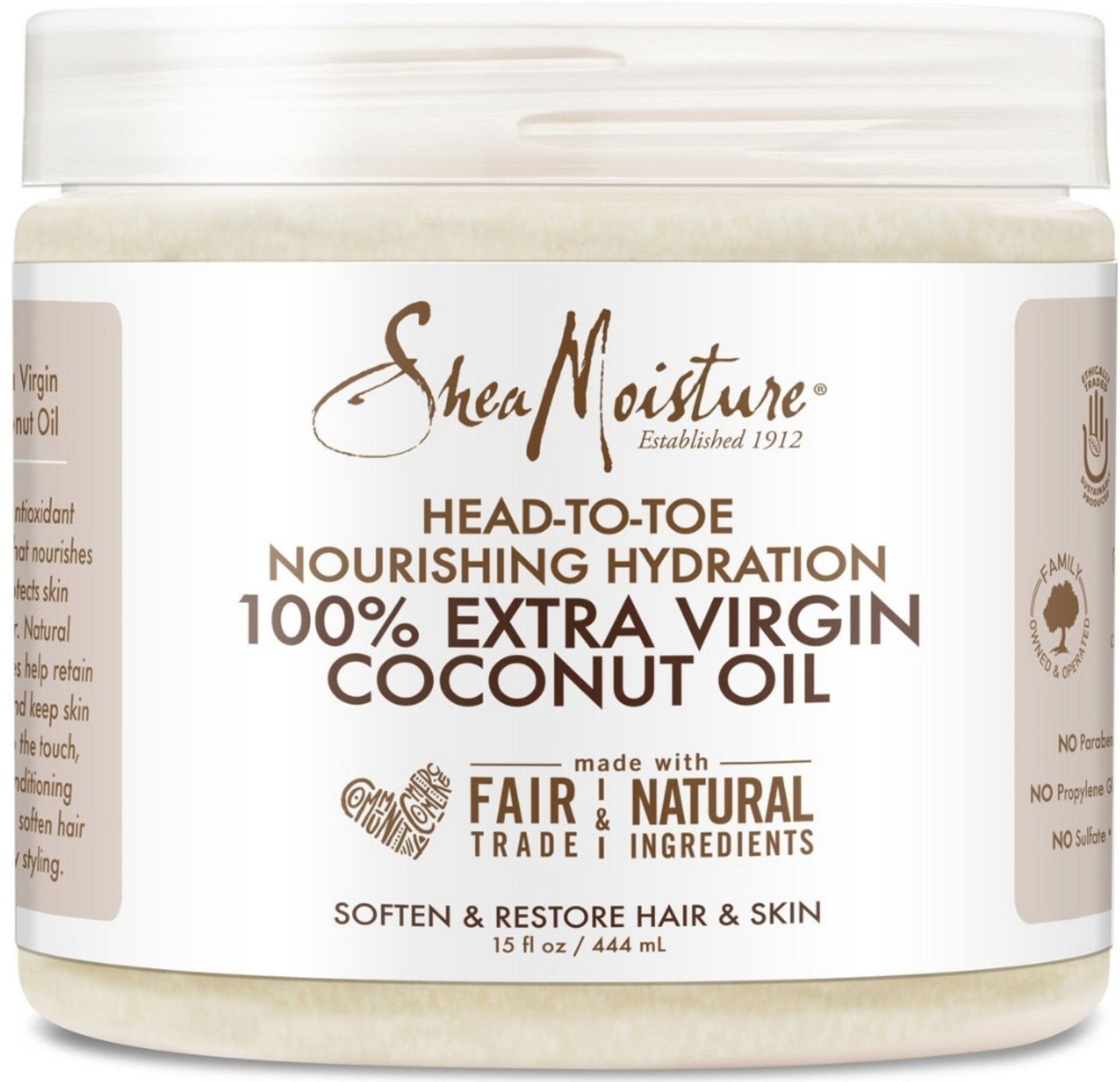 100 virgin coconut oil shea moisture