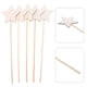 thumbnail image 2 of Kit de 10 varitas mágicas de madera con forma de estrella para niños: crea tu propia varita de princesa. Varita mágica de madera sin terminar para manualidades., 2 of 7