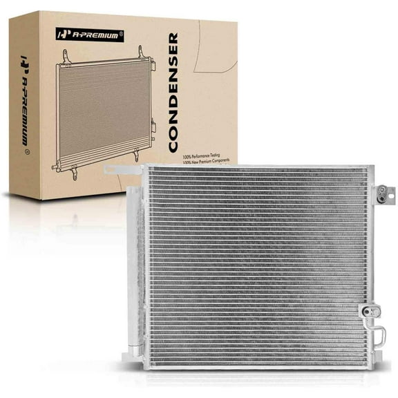 A-Premium Air Conditioning A/C Condenser Compatible with Chevrolet, GMC, Hummer Models - Colorado, Canyon, H3, H3T, 3.5L 3.7L 5.3L, Replace# 3445, 15806296
