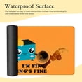 thumbnail image 4 of Desk Pad,Dumpster Fire Gaming Mouse Pad,Computer Desk Mat Keyboard with Non Slip Base for Home Office,Extended Large Size 35.4''''×15.7'''', 4 of 5