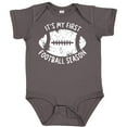 thumbnail image 3 of Inktastic It's My 1st Football Season Distressed Boys or Girls Baby Bodysuit, 3 of 5