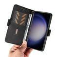 thumbnail image 4 of Compatible with Samsung Galaxy S23 FE 5G PU Leather Wallet Case with Card Holder Magnetic Closure Cover, 4 of 5