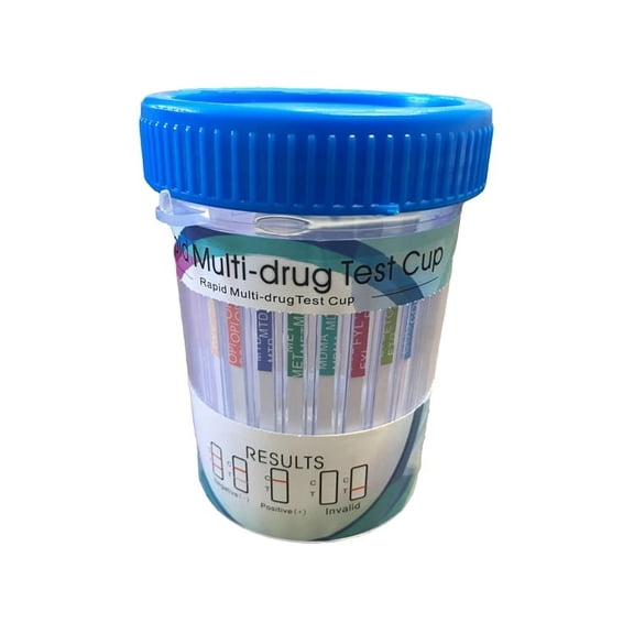 (10 PACK) 14 Panel Drug Test Cup with ETG (Alcohol) and FEN Amp/Bar/Bup/Bzo/Coc/Meth/MDMA/Mtd/Opi/Oxy/Pcp/Thc/EGT/FEN