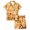 Orange, variant on Weebloom Halloween Summer Pajamas For Girls Cute Ghost Outfits 2 Piece Set Short Sleeve Button Down Shirt Shorts Casual Clothes Tween Sleepwear Nightwear Pjs Loungewear 12-13 Years