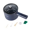 thumbnail image 2 of Olla eléctrica antiadherente para cocinar ramen, ideal para pasta, sopa, bistec, albóndigas, avena y ramen. azul, 2 of 9