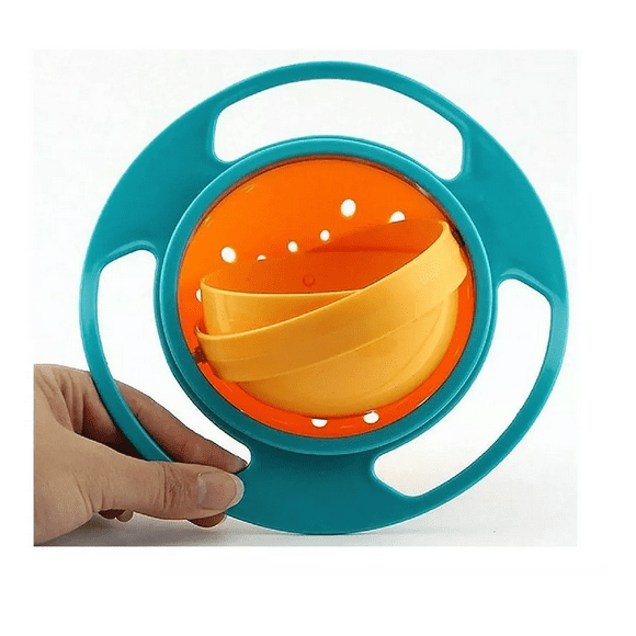 Gyro Bowl 360 Plato Tazón Anti Caídas Derrames Para Niños bitwow gyrobowl
