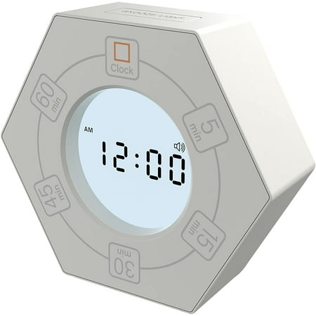 Hexagon Rotating Productivity Timer with Clock, Pomodoro Timer with 5 ...