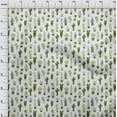 thumbnail image 4 of oneOone Rayon Forest Green Fabric Cactus Sewing Craft Projects Fabric Prints By Yard 56 Inch Wide, 4 of 5