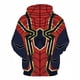 thumbnail image 3 of Sudadera con capucha para hombre Miniso con estampado 3D de Spiderman, ropa de calle para cosplay, deportes al aire libre, fitness, informal, sudadera con capucha para hombre, 3 of 4