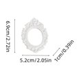 thumbnail image 2 of 2X3 Inch Mini Vintage Embossed Photo Frame - With Ornate Border & Embossed Details For Tabletop Wall Display - Home Office Decor Gift For Photography Enthusiasts, 2 of 4