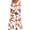 A163 Pink, variant on Mifsaly Floral Print Cotton Jumpsuit for Women V Neck Short Sleeve Wide Leg Romper Flowy Lightweight One Piece Playsuit Summer Vacation Casual Overalls with Pockets XXL