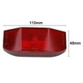 Bike Bicycle Rack Reflector Rear Tail Light Film Includes Stand