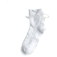 thumbnail image 6 of WAYUTE Womens Socks Ruffle Lace Floral Jacquard Soft Breathable Vintage Fashion Mid Calf Socks for Dress Daily Casual Outfits, 6 of 6