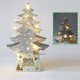 thumbnail image 3 of Gibobby Adornos Árbol Navidad Con Luces Mini Árbol Decoraciones Navidad Escritorio Navidad Decoración(Silver), 3 of 3