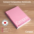 thumbnail image 2 of Cuaderno KOKUYO Campus, paquete de 3 unidades, 25 x 19 cm, 80 hojas con rayas universitarias, 2 of 7