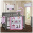 thumbnail image 1 of BabyFad Princess Pink 9 Piece Crib Bedding Set – Elegant Soft Pink Baby Girl Royal Inspired Nursery Decor – 100% Cotton, Ultra Soft, Fits Standard Cribs, 1 of 6