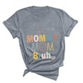 thumbnail image 4 of Herrnalise Mama Shirt for Women Mama Mommy Mom Bruh Mother's Day T Shirts Funny Short Sleeve Casual Tops Tees White, 4 of 6