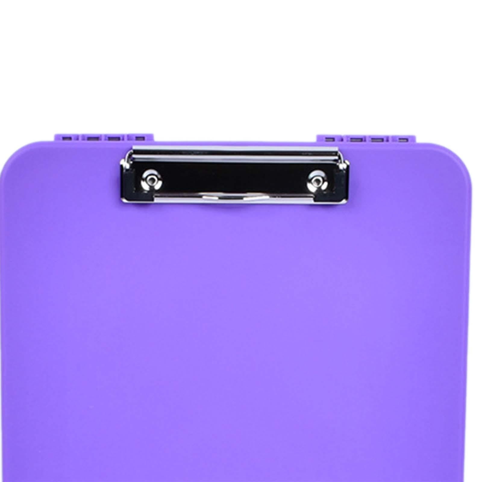 figatia Clipboard with Storage Document Case A4 Paper Folder Storage Clipboard Nursing Clipboard for Classroom Restaurant Home Lawyer ,