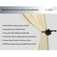 thumbnail image 2 of Cortinas RTZEN decorativas de metal forjado, 2 unidades, 2 of 7