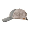 thumbnail image 2 of jiaroswwei Fashion Women Anti Sun Glitter Mesh Adjustable Ponytail Hat Cotton Baseball Cap, 2 of 8