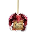 thumbnail image 1 of YHAIOGS Christmas Ornament Stand Mixer Pattern Pendant Christmas Tree Pendant Cool Cartoon Car Pendant 2d Flat Acrylic Christmas Tree Pendant Bag Pendant, 1 of 6
