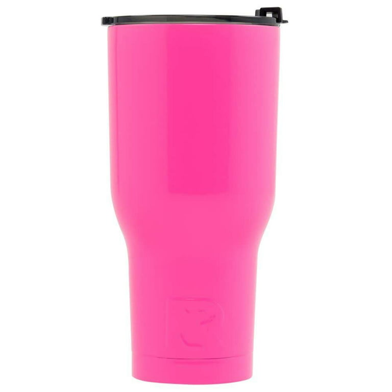 RTIC Double Wall Vacuum Insulated Tumbler, 40 oz, Pink 