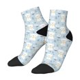 thumbnail image 3 of Salouo Cute Cat Pattern Unisex Middle Tube Socks,Middle-Finger Knee High Socks Over The Calf Tube Stocking Crew Stockings for Women and Men Tube Socks, 3 of 8