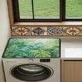 thumbnail image 4 of ZIATUBLES Monstera Washing Machine Dust Cover Pad Washer and Dryer Top Protector Mat for Laundry Room Kitchen Home Washable Decor Accessories, 24 x 19.7 Inch, 4 of 7