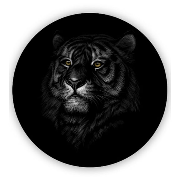Tiger - 12" Vinyl Sticker Waterproof Decal