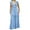 Sky Blue summer dresses for women, variant on Summer Saving Wycnly Summer Dresses for Women Sexy Hollow out Ruffle Layer Flowy Swing A Line Long Dresses 2024 Sleeveless V-Neck Solid Maxi Formal Dress Yellow XXL